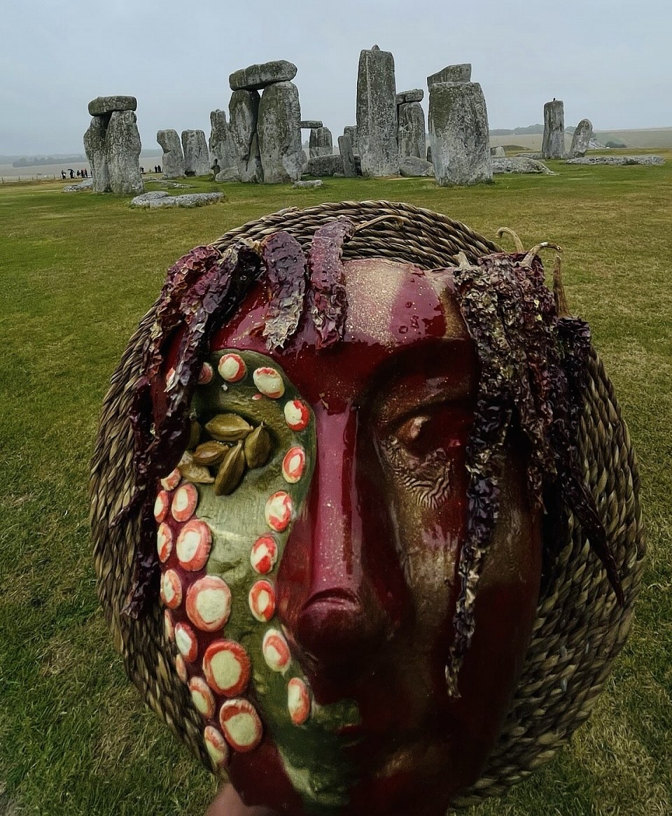 Spice identity 'Red Chillies' at Stonehenge