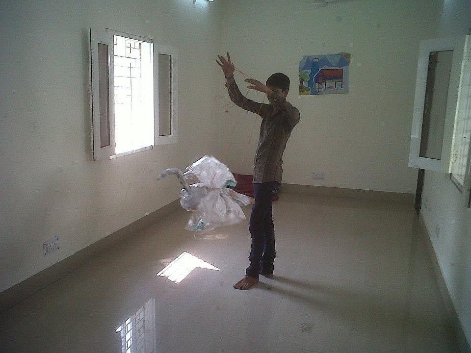Fantasy with trash and string