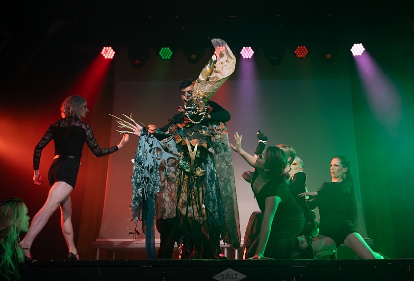 Raja the Queen in a Norwegian Drag Productions collaboration